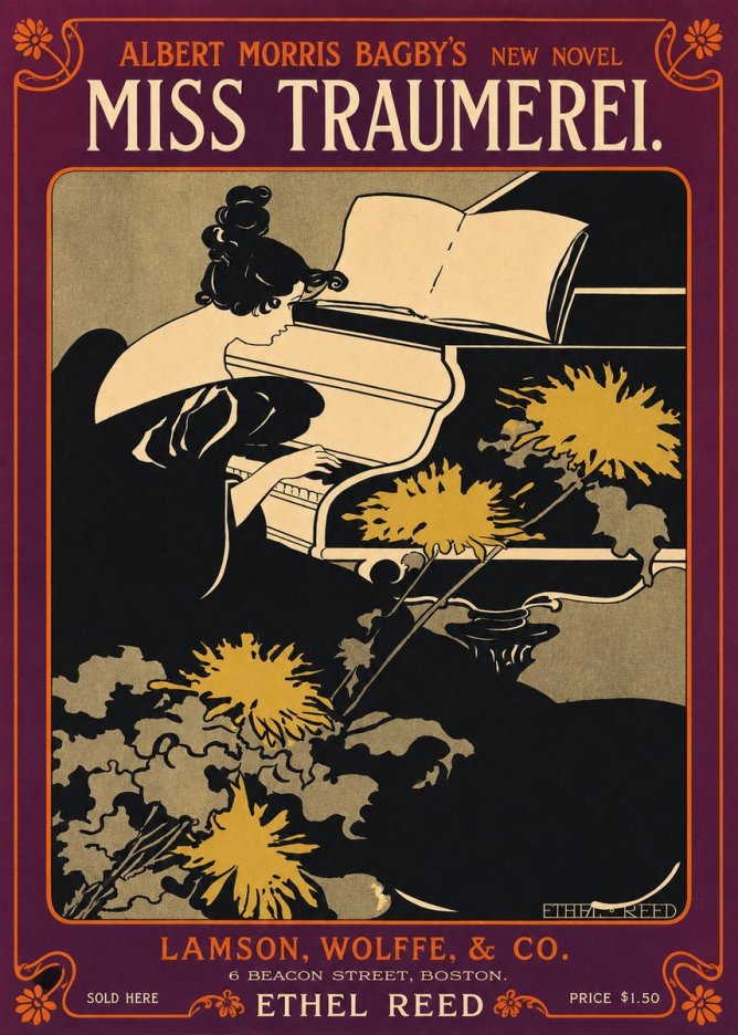 Ethel Reed Miss Traumerei. No2 - Affiche