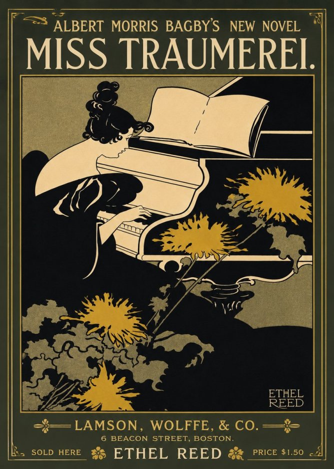 Ethel Reed Miss Traumerei. No3 - Affiche