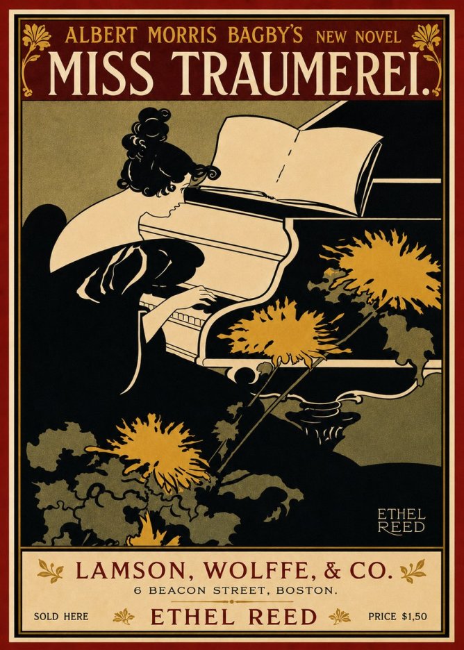 Ethel Reed Miss Traumerei. No6 - Affiche
