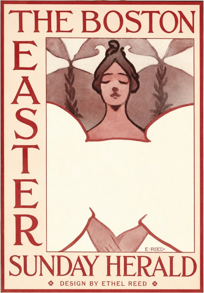 Ethel Reed The Boston Easter Sunday Herald No1 - Affiche