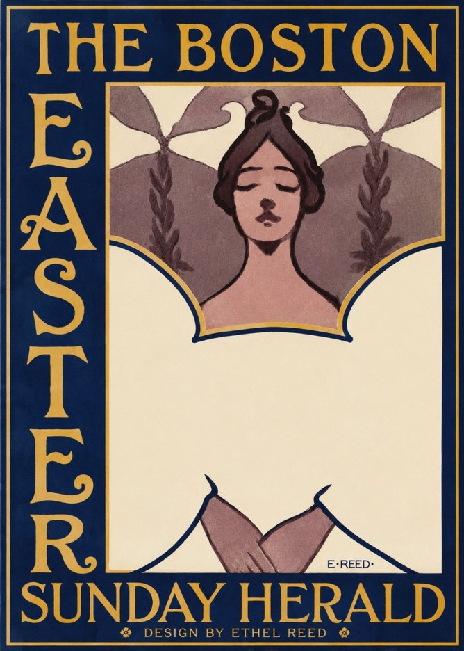Ethel Reed The Boston Easter Sunday Herald No2 - Affiche