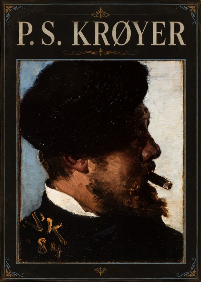 P.S. Krøyer Self-portrait with Cigar I No4 - Affiche