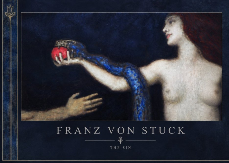 Franz von Stuck The Sin I No6 - Affiche