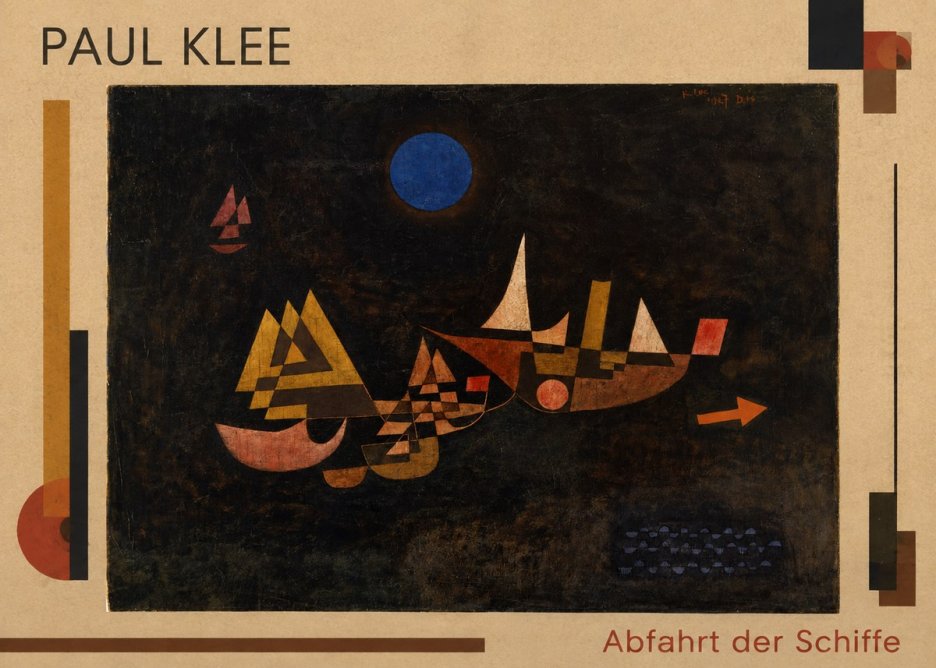 Paul Klee Abfahrt Der Schiffe No1 - Affiche