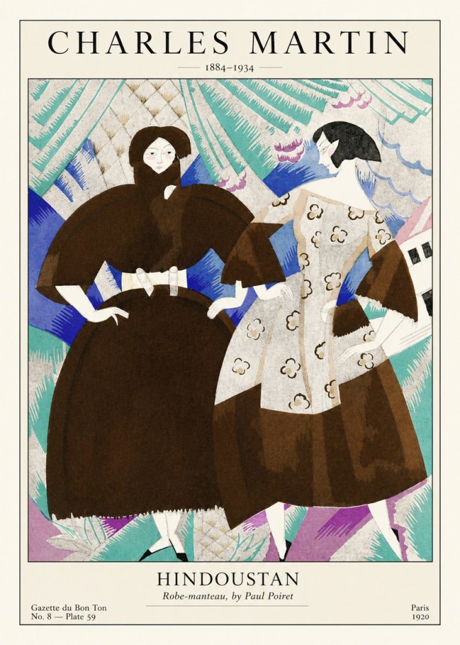 Charles Martin Hindoustan No1 - Affiche