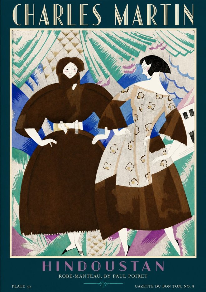 Charles Martin Hindoustan No3 - Affiche