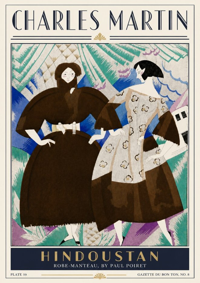 Charles Martin Hindoustan No5 - Affiche