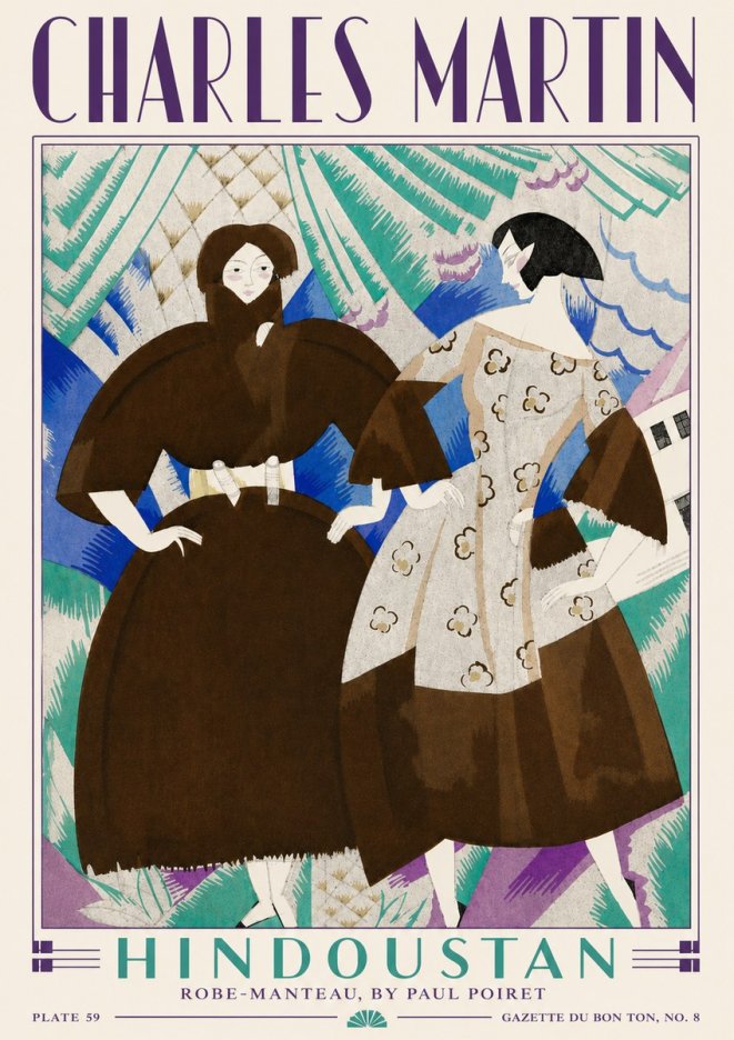 Charles Martin Hindoustan No6 - Affiche