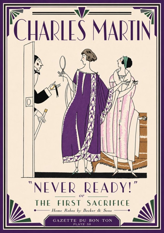 Charles Martin Never Ready! or the First Sacrifice No6 - Affiche