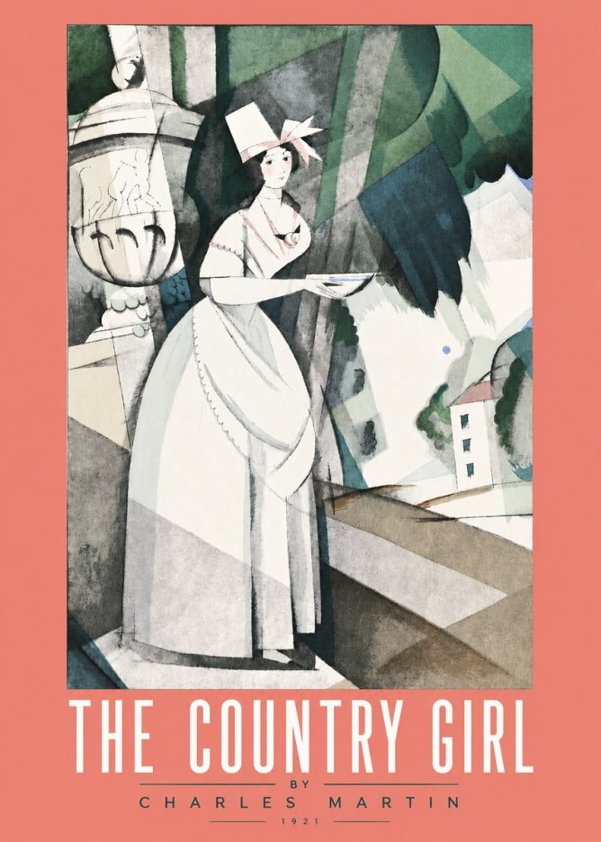 Charles Martin The Country Girl No3 - Affiche