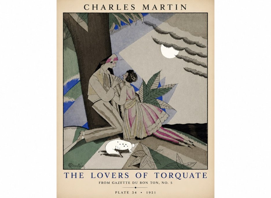 Charles Martin The Lovers of Torquate No1 - Affiche