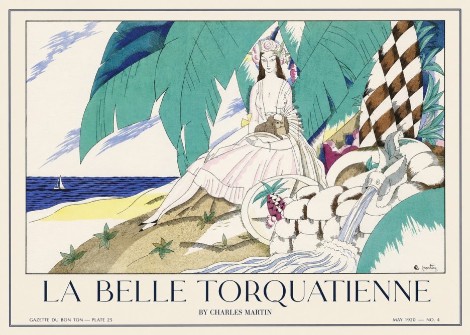Charles Martin La Belle Torquatienne No1 - Affiche