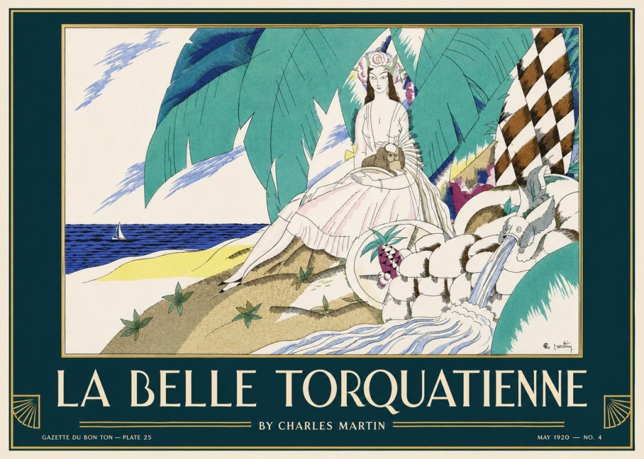 Charles Martin La Belle Torquatienne No3 - Affiche