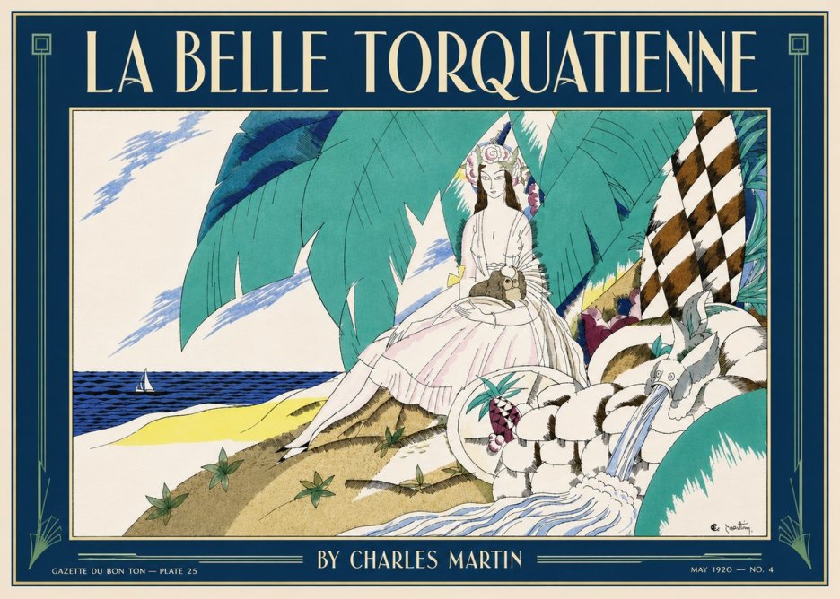 Charles Martin La Belle Torquatienne No5 - Affiche