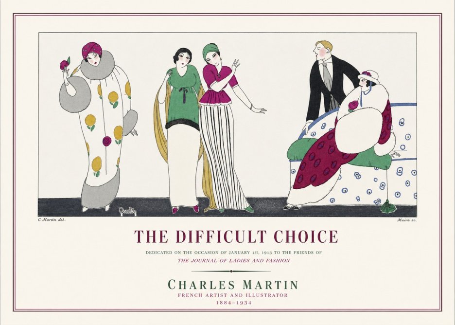 Charles Martin The Difficult Choice No1 - Affiche