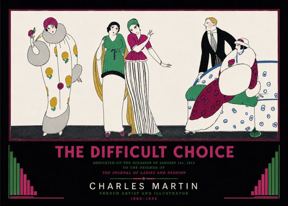Charles Martin The Difficult Choice No3 - Affiche