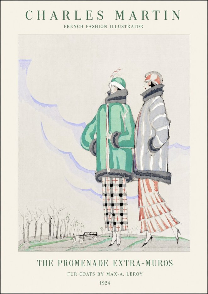 Charles Martin The Promenade Extra-muros No1 - Affiche