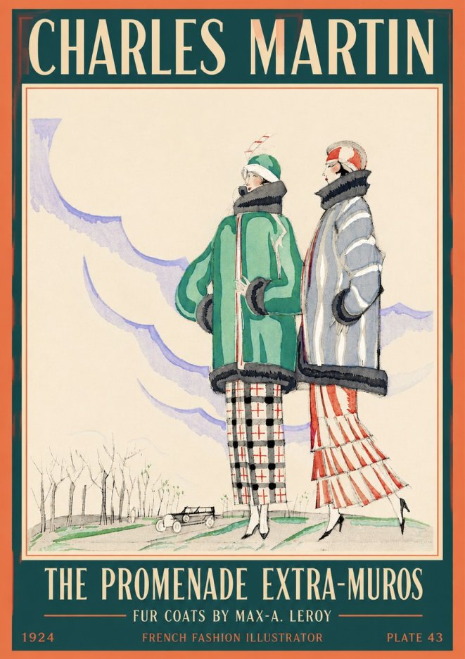 Charles Martin The Promenade Extra-muros No2 - Affiche