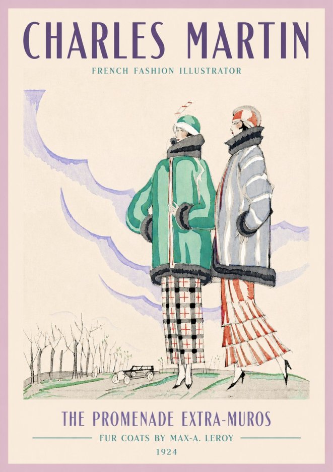Charles Martin The Promenade Extra-muros No3 - Affiche