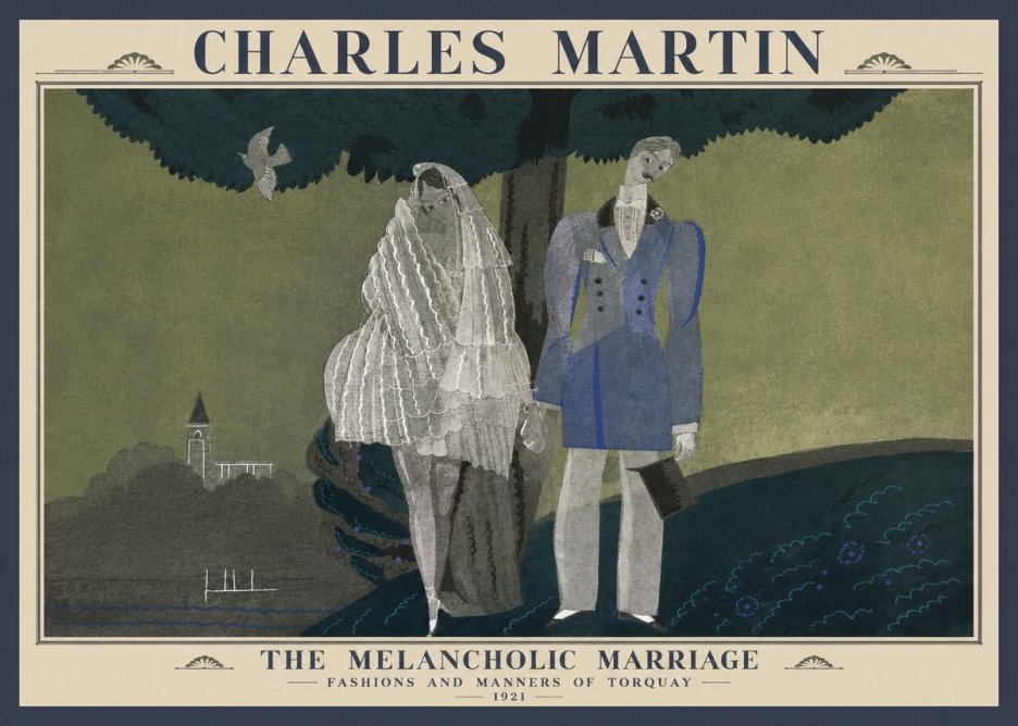 Charles Martin The Melancholic Marriage No1 - Affiche