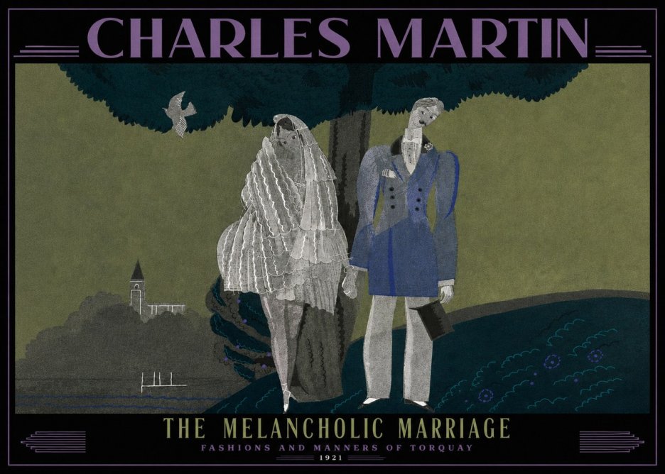 Charles Martin The Melancholic Marriage No2 - Affiche