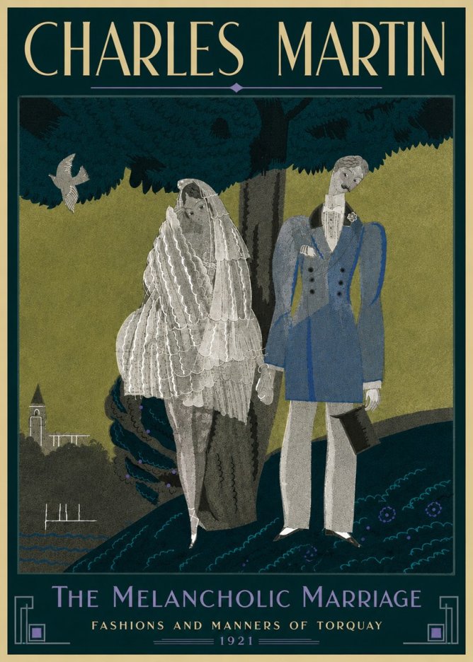 Charles Martin The Melancholic Marriage No3 - Affiche
