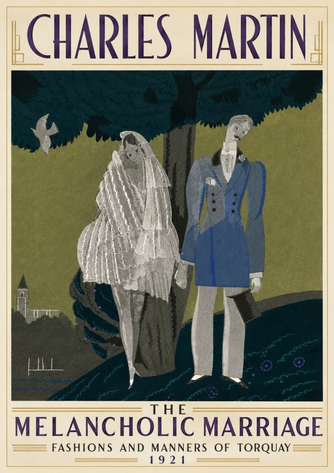 Charles Martin The Melancholic Marriage No4 - Affiche