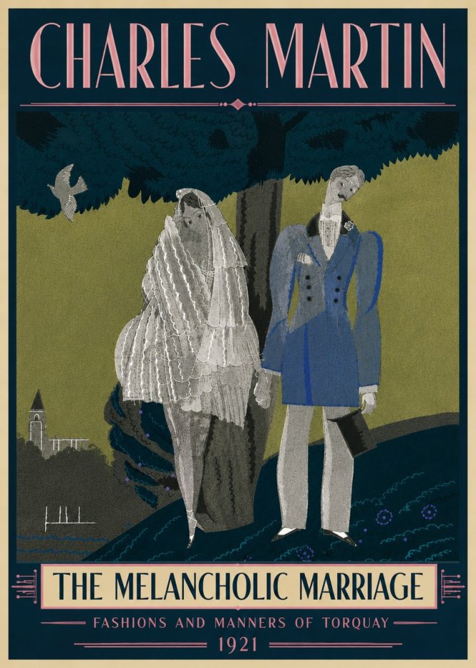 Charles Martin The Melancholic Marriage No6 - Affiche