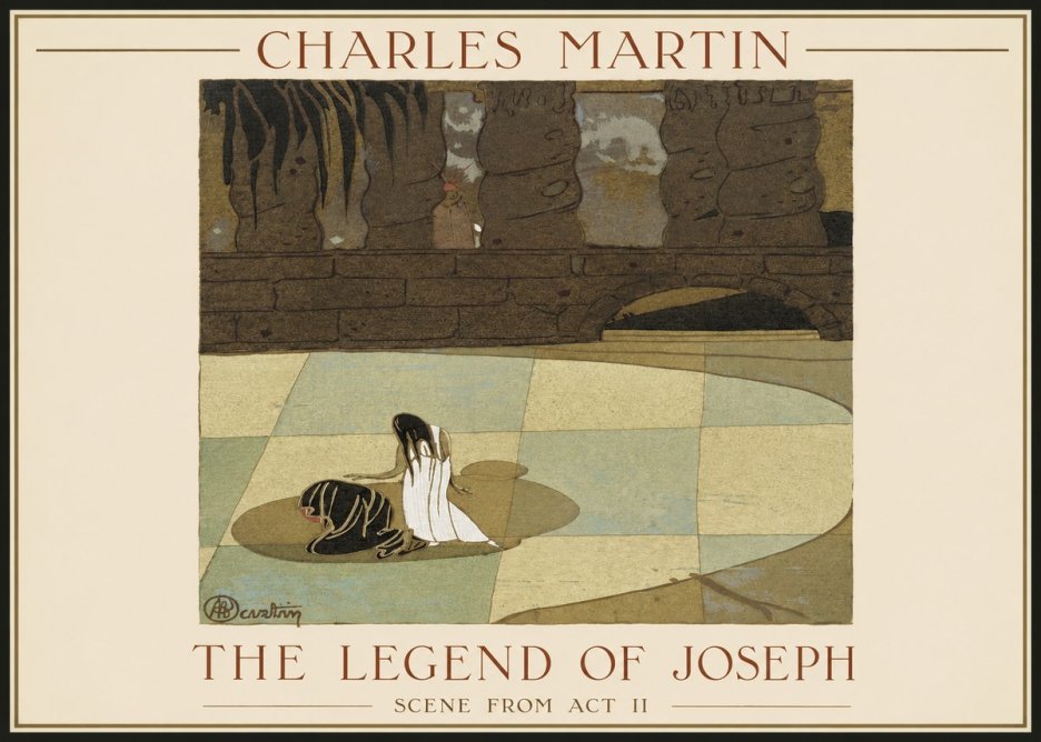 Charles Martin The Legend of Joseph - Scene from Act Ii No1 - Affiche