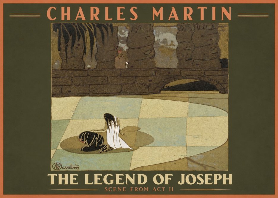 Charles Martin The Legend of Joseph - Scene from Act Ii No2 - Affiche