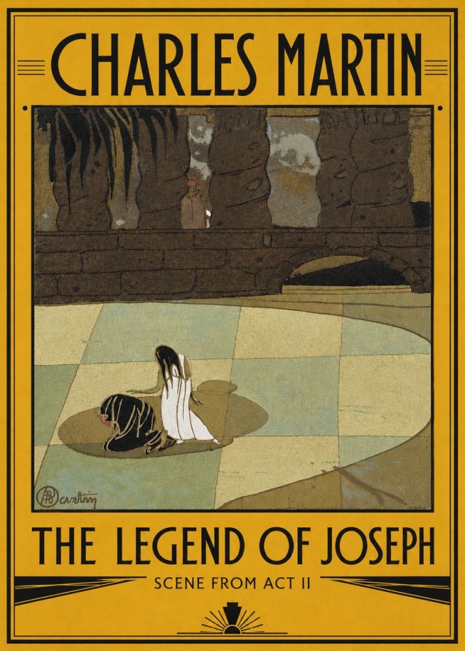 Charles Martin The Legend of Joseph - Scene from Act Ii No4 - Affiche