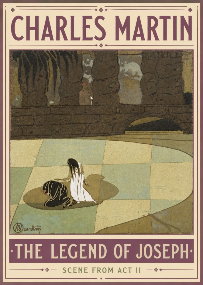 Charles Martin The Legend of Joseph - Scene from Act Ii No5 - Affiche