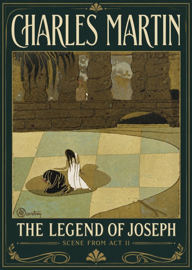 Charles Martin The Legend of Joseph - Scene from Act Ii No6 - Affiche