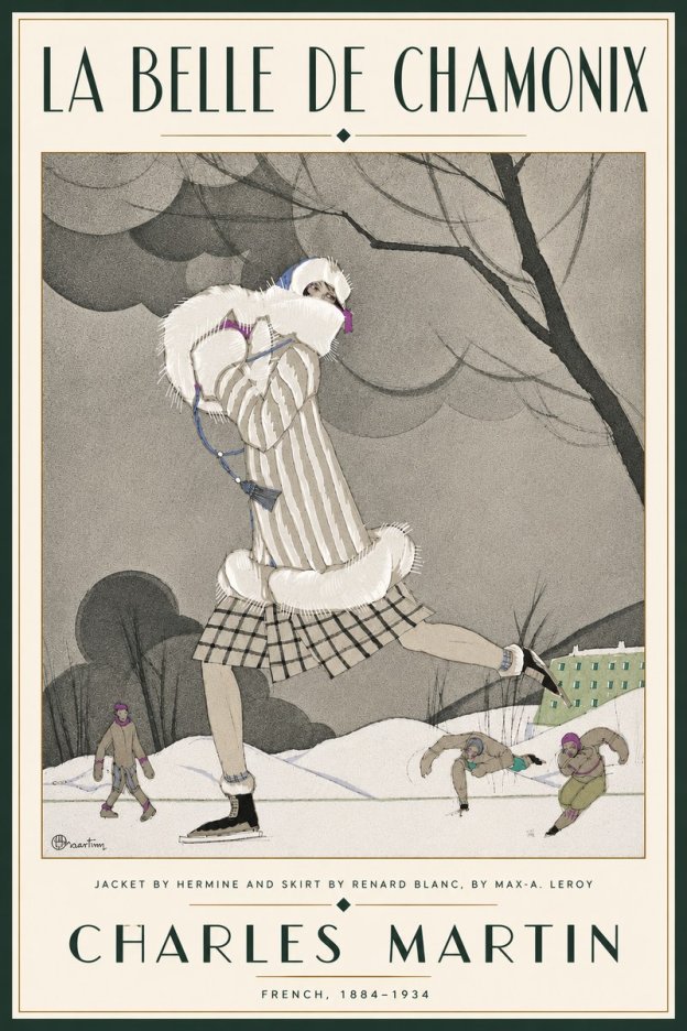 Charles Martin La Belle De Chamonix No6 - Affiche