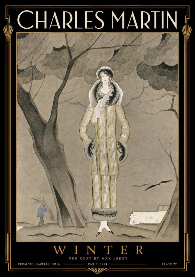 Charles Martin Winter No6 - Affiche