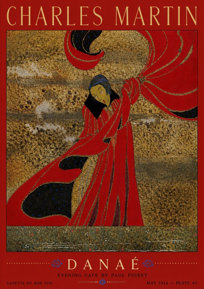 Charles Martin Danaé No3 - Affiche