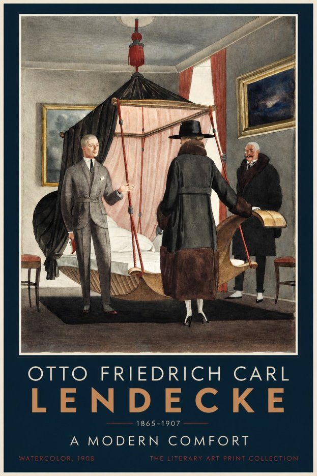 Otto Friedrich Carl Lendecke A Modern Comfort No2 - Affiche