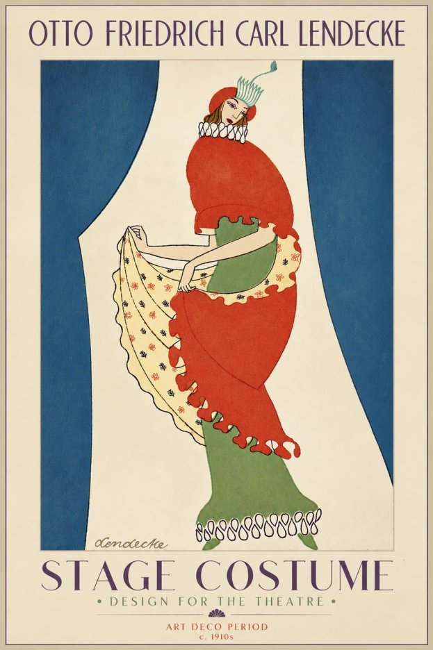 Otto Friedrich Carl Lendecke Stage Costume No4 - Affiche