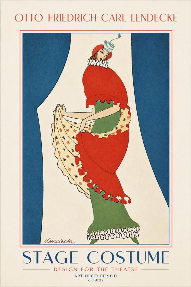 Otto Friedrich Carl Lendecke Stage Costume No5 - Affiche