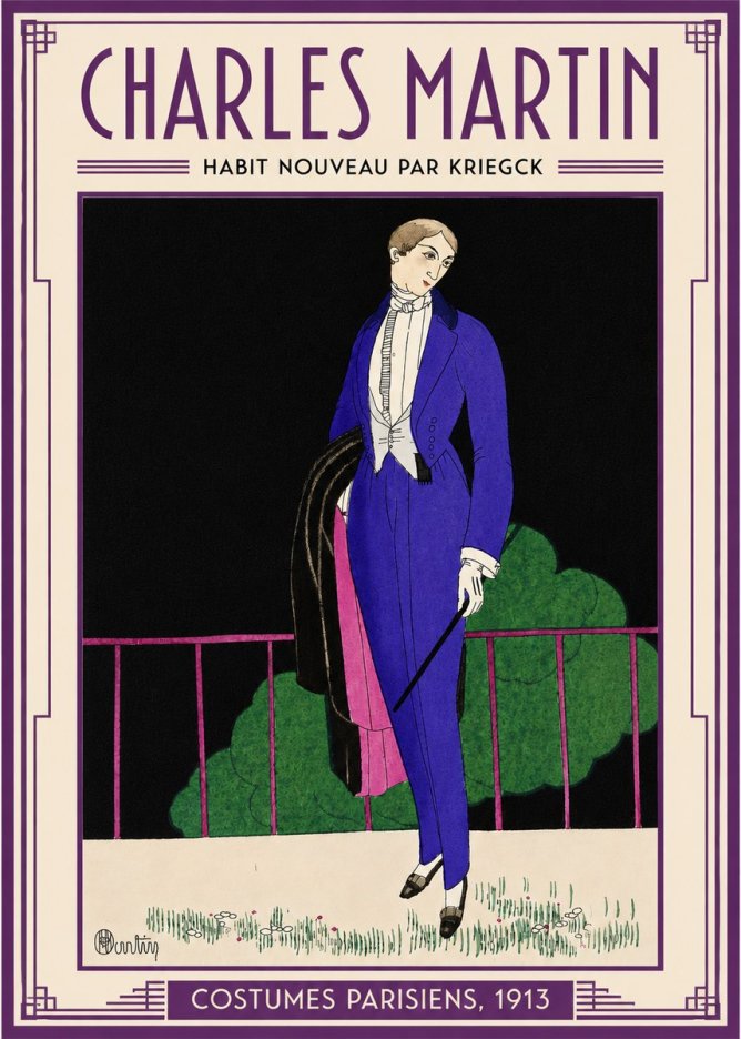 Charles Martin Habit Nouveau Par Kriegk No4 - Affiche