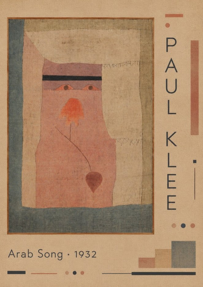 Paul Klee Arab Song No2 - Affiche