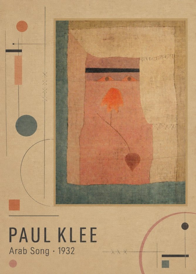 Paul Klee Arab Song No3 - Affiche