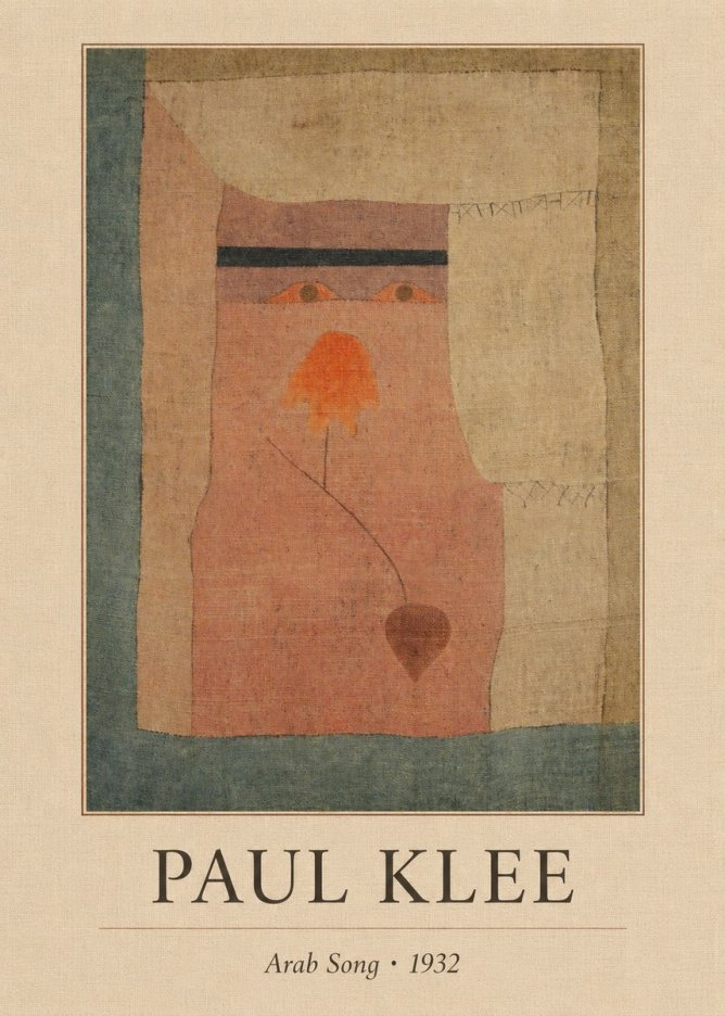 Paul Klee Arab Song No4 - Affiche