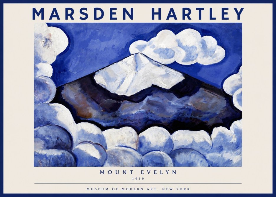 Marsden Hartley Mount Evelyn No2 - Affiche
