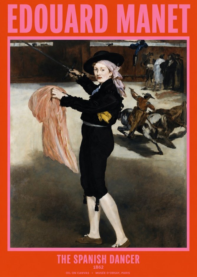 Édouard Manet The Little Bullfighter No3 - Affiche