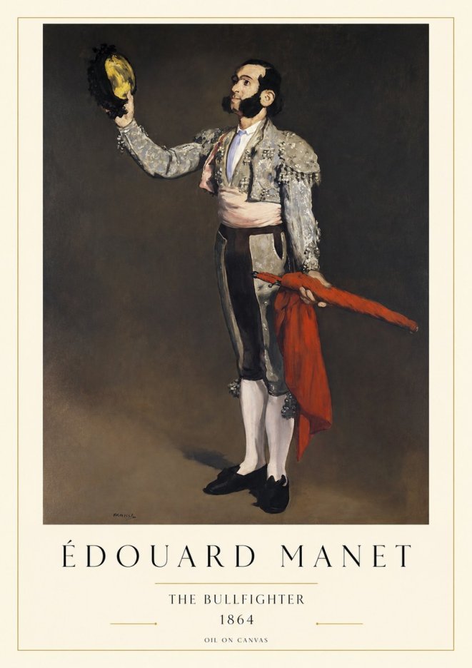 Édouard Manet The Bullfighter No1 - Affiche