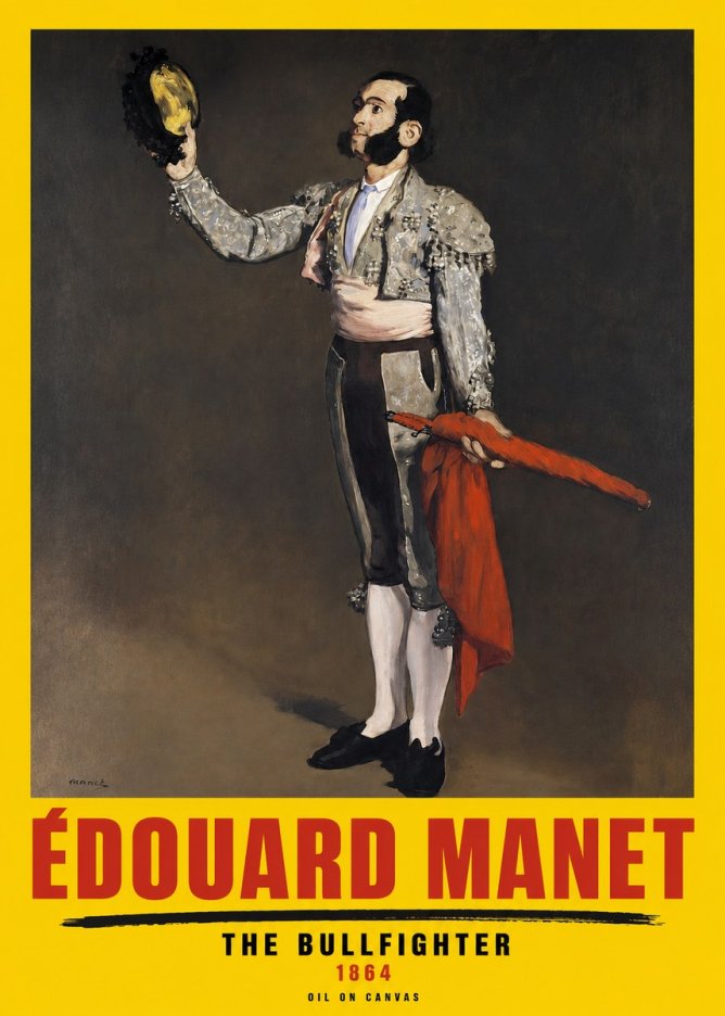Édouard Manet The Bullfighter No2 - Affiche