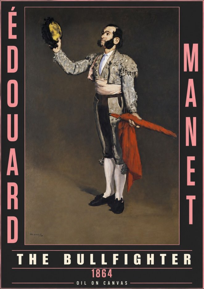 Édouard Manet The Bullfighter No5 - Affiche