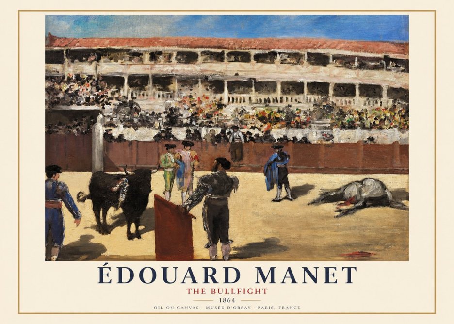 Édouard Manet The Bullfight II No1 - Affiche