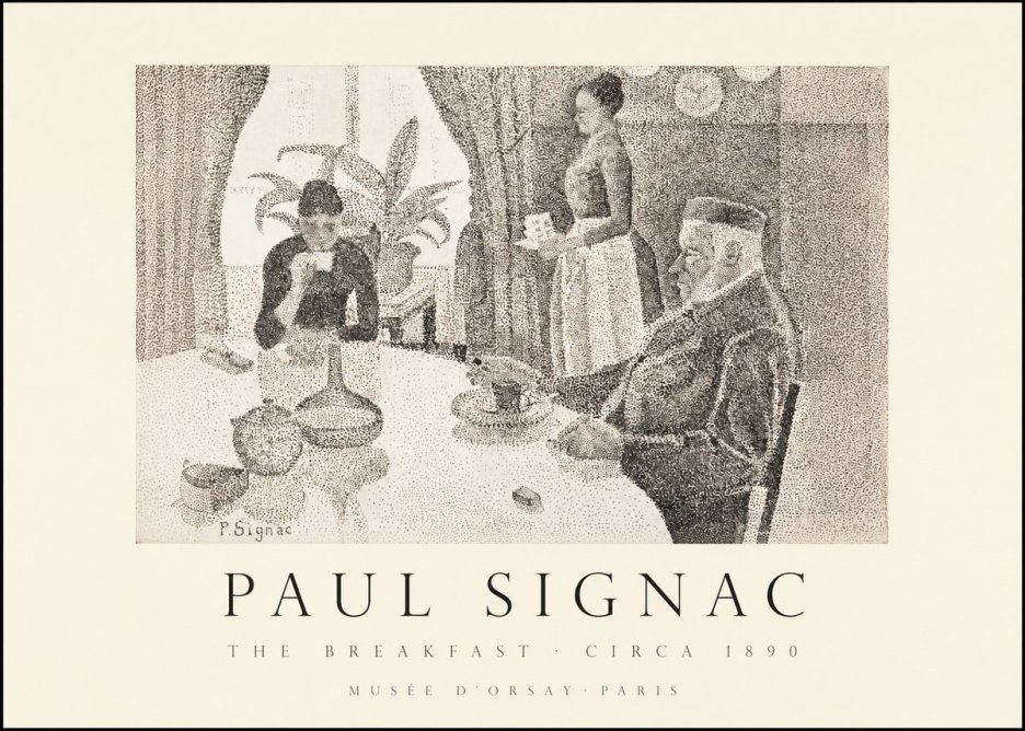Signac The Breakfast No1 - Affiche